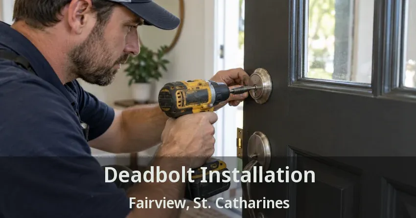 Deadbolt Installation Fairview, St. Catharines - ON