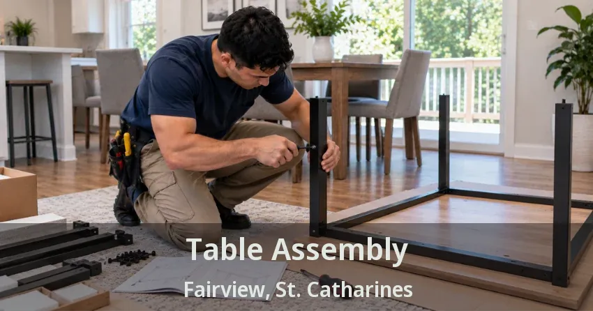 Table Assembly Fairview, St. Catharines - ON